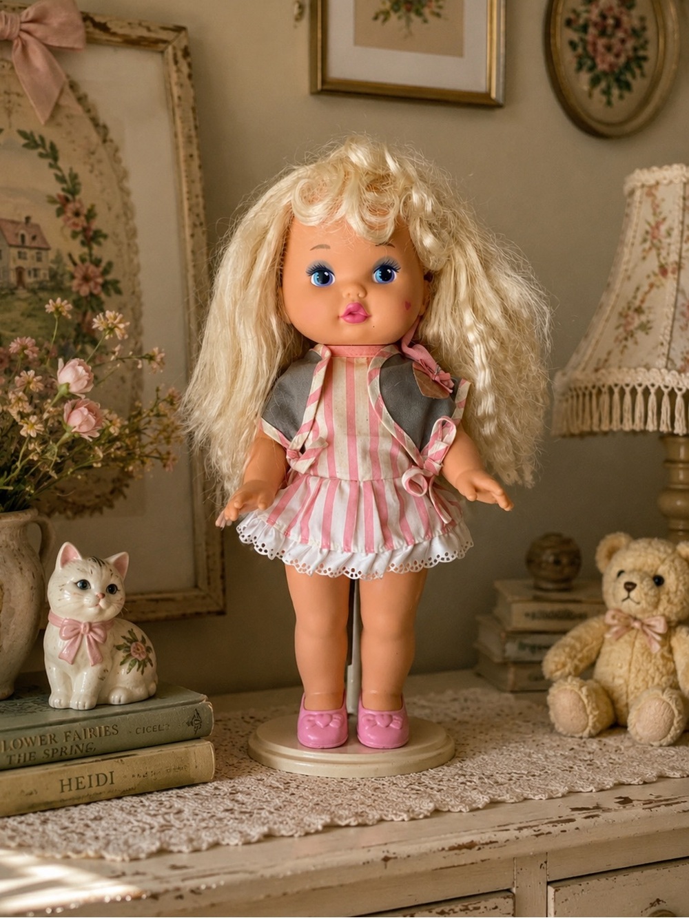 Vintage 80s L’il Miss Makeup Doll ORIGINAL CLOTHES